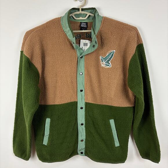 BoxLunch Other - Lord of the Rings Fellowship Sherpa Sweater Jacket Middle Earth XL NEW
